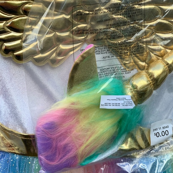 Kids' Rainbow Unicorn Halloween Costume Dress New - Picture 11 of 12